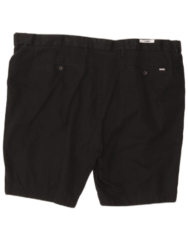 Marks & Spencer Herre Regular Fit Chino Shorts W48 4XL Sort Bomuld