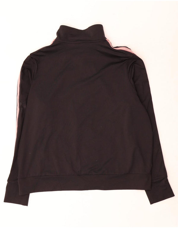 Marks & Spencer Veste de survêtement pour femme UK 18 XL Noir Colourblock