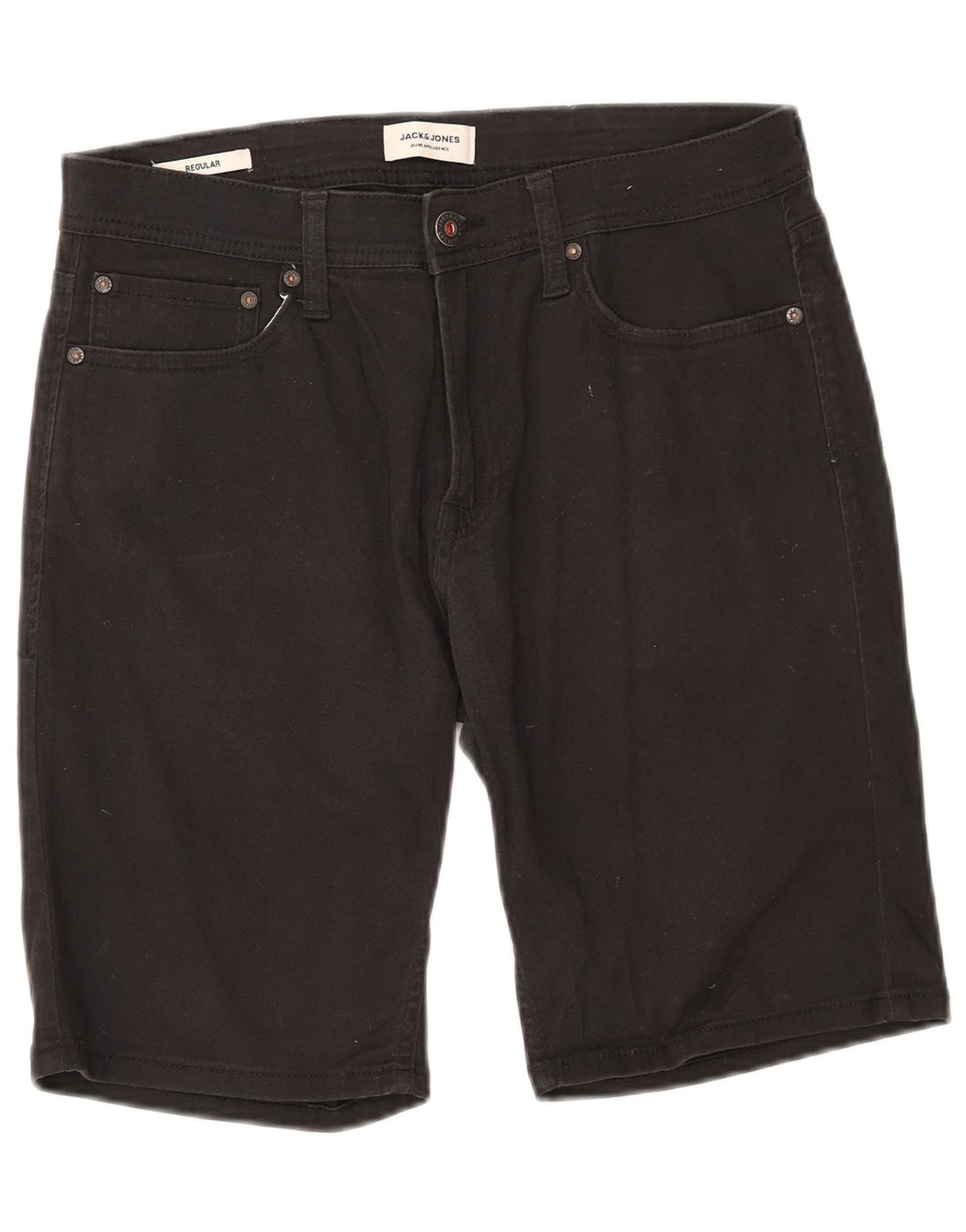 Jack & Jones Herre Regular Casual Shorts Medium W32 Sort Bomuld