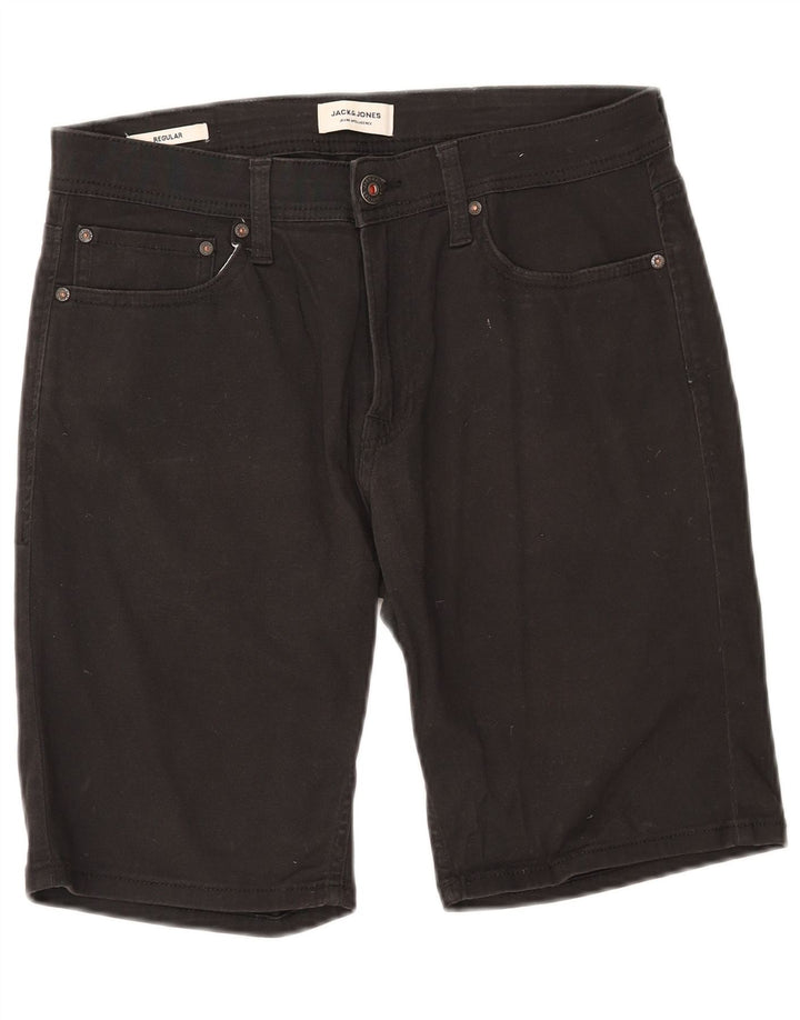 Jack & Jones Herre Regular Casual Shorts Medium W32 Sort Bomuld