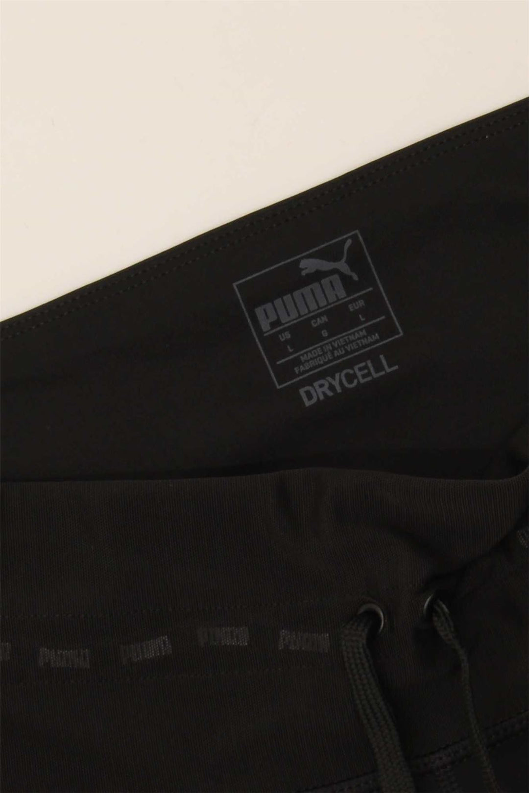PUMA Womens Graphic Leggings UK 14 Large  Black