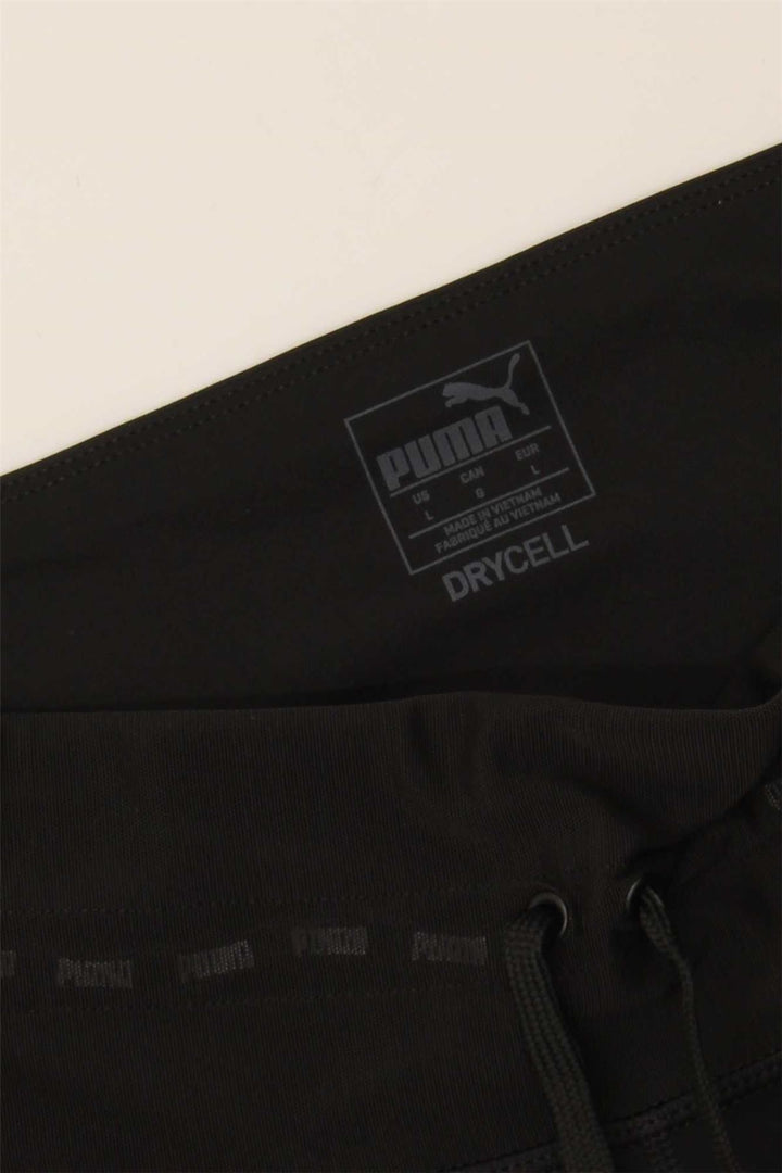 PUMA Womens Graphic Leggings UK 14 Large  Black