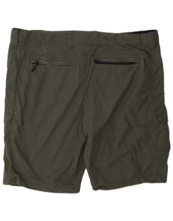 Marks & Spencer Mens Cargo Shorts W40 XL Khaki Cotton