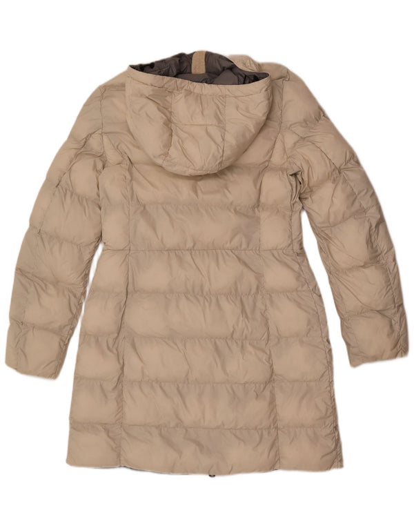 Colmar Womens Hooded Padded Coat IT 42 Medium White Polyamide