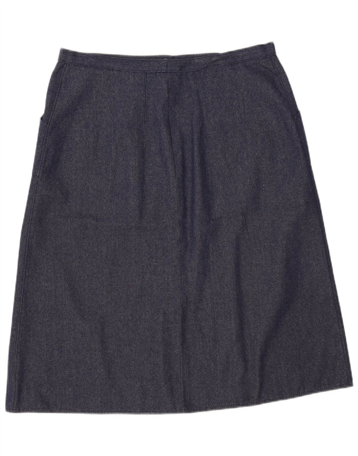 Vintage A-line nederdel til kvinder W34 Large Blue