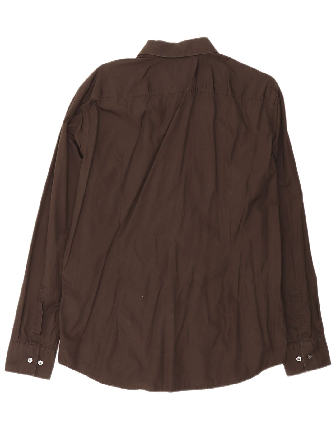 Hugo Boss Mens Shirt Size 17 43 XL Grey Cotton