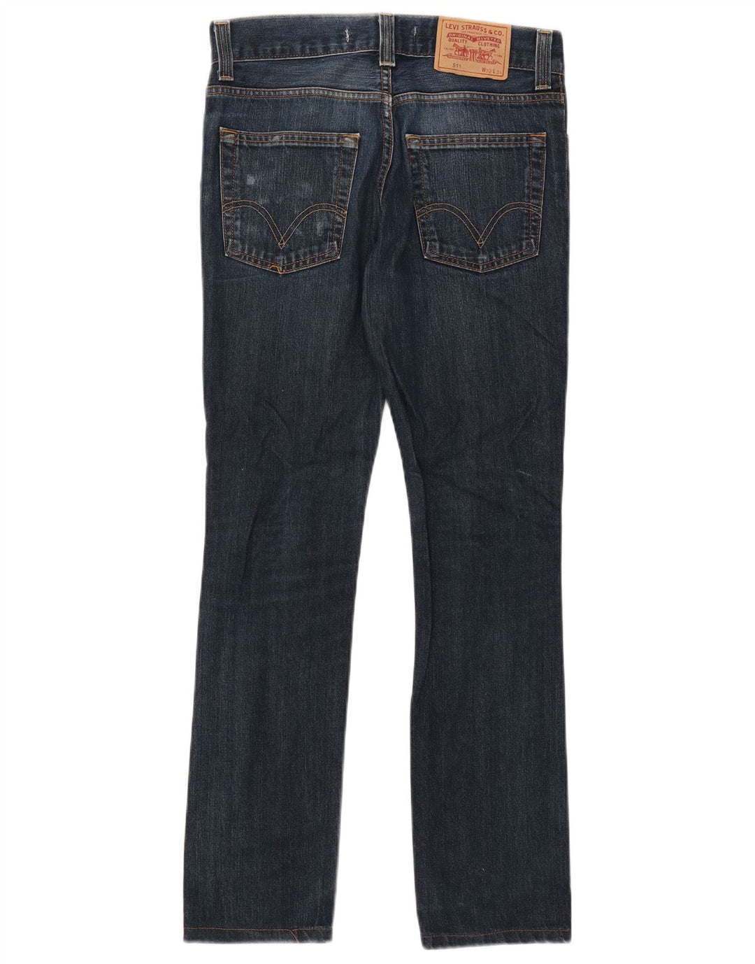 Levi's Womens 511 Slim Jeans W32 L29 Navy Blue
