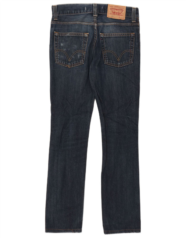 Levi's Womens 511 Slim Jeans W32 L29 Navy Blue