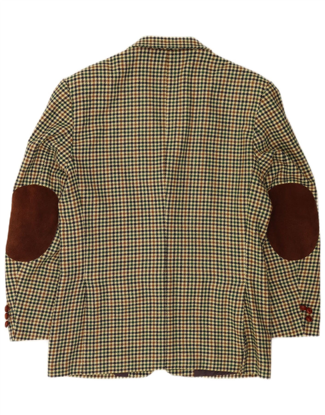 Wampum Herre 3-knaps blazerjakke UK 38 Medium Flerfarvet Houndstooth