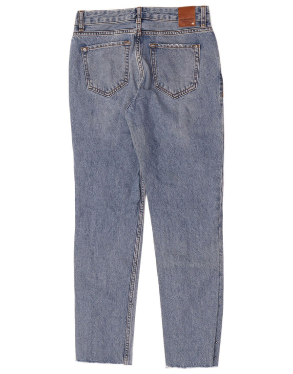 Женские потертые узкие джинсы Zara EU 34 2XS W24 L27, синий хлопок