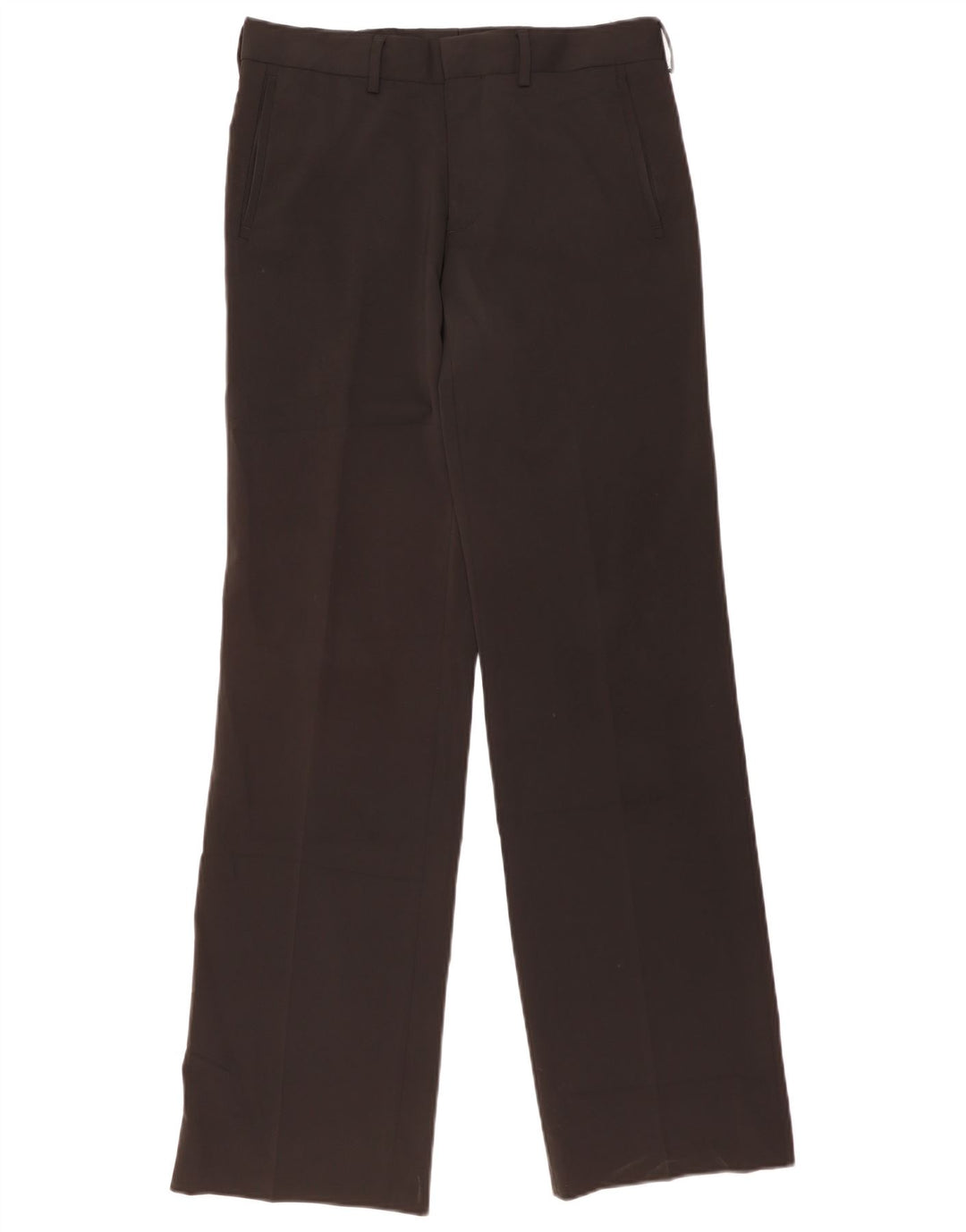 ZARA Mens Straight Chino Trousers EU 40 Medium W31 L34 Black Polyester