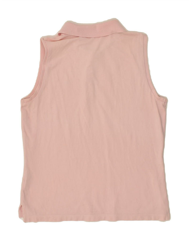 TOMMY HILFIGER Girls Sleeveless Polo Shirt 14-15 Years XL Pink Cotton | Vintage Tommy Hilfiger | Thrift | Second-Hand Tommy Hilfiger | Used Clothing | Messina Hembry 