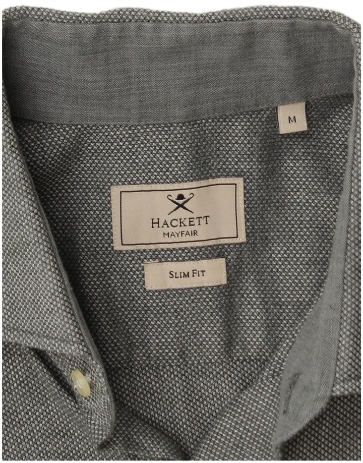 HACKETT Herre Slim Fit skjorte mellemgrå bomuld