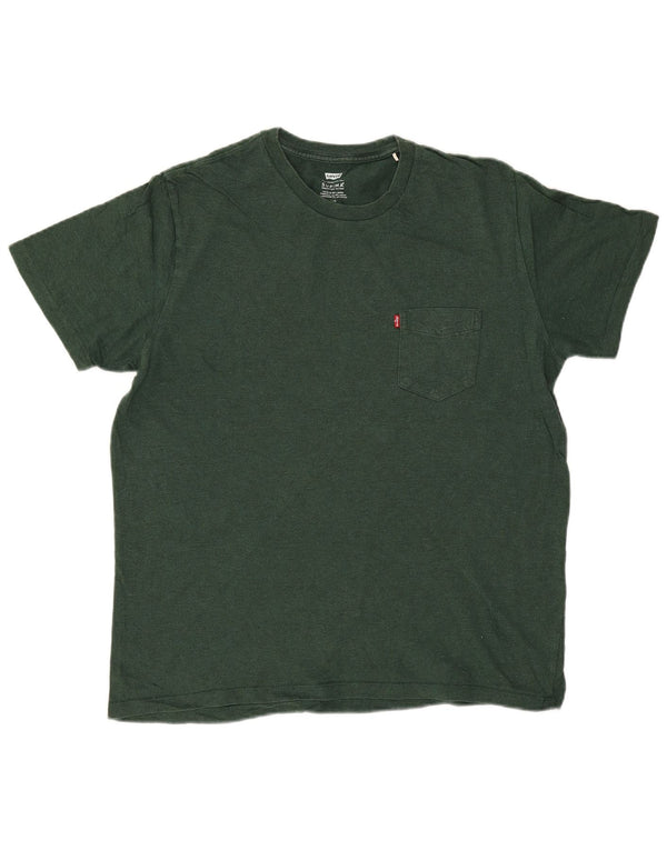T-shirt da uomo Levi's Top grande verde