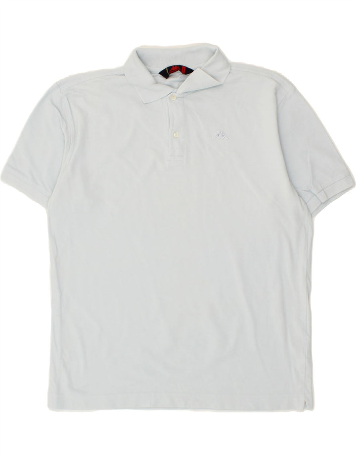 KAPPA Mens Polo Shirt Large Blue Cotton Vintage Kappa and Second-Hand Kappa from Messina Hembry 