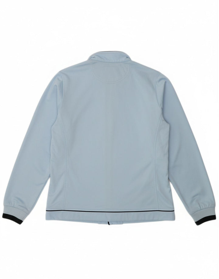 CHAMPION Womens Easy Fit Tracksuit Top Jacket UK 14 Medium Blue Polyester Vintage Champion and Second-Hand Champion from Messina Hembry 