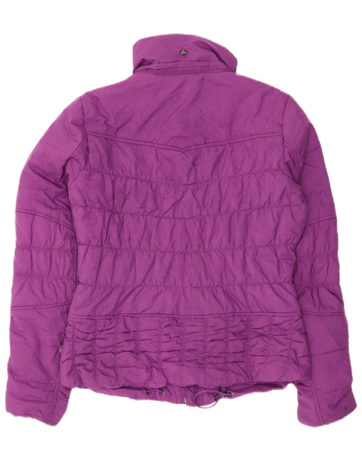 Prana Damen Wattierte Jacke UK 16 Large Lila Polyester