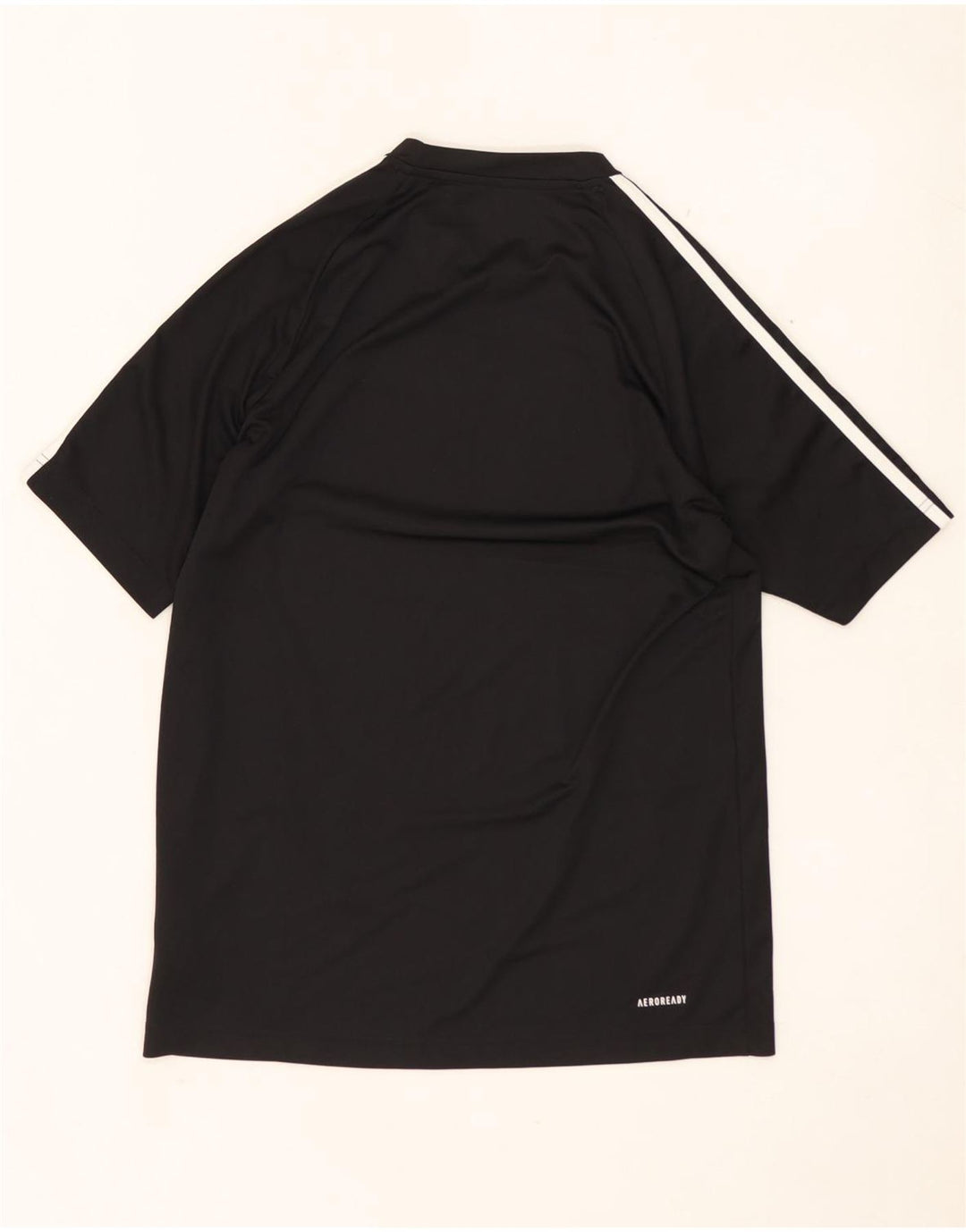 ADIDAS Aeroready T-shirt top til mænd, lille sort polyester
