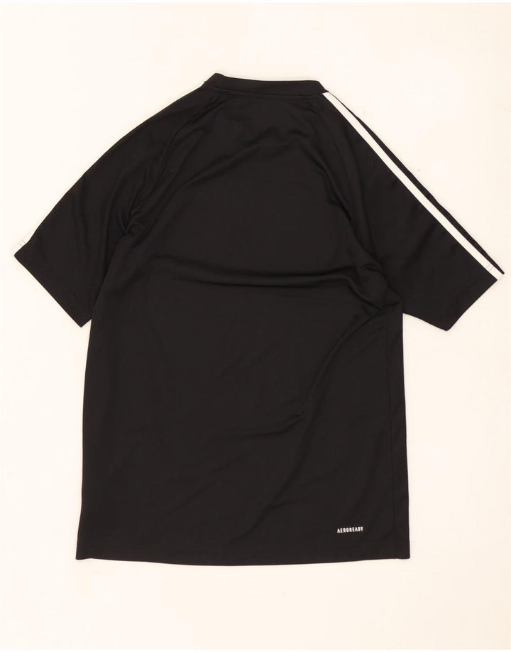 ADIDAS Aeroready T-shirt top til mænd, lille sort polyester