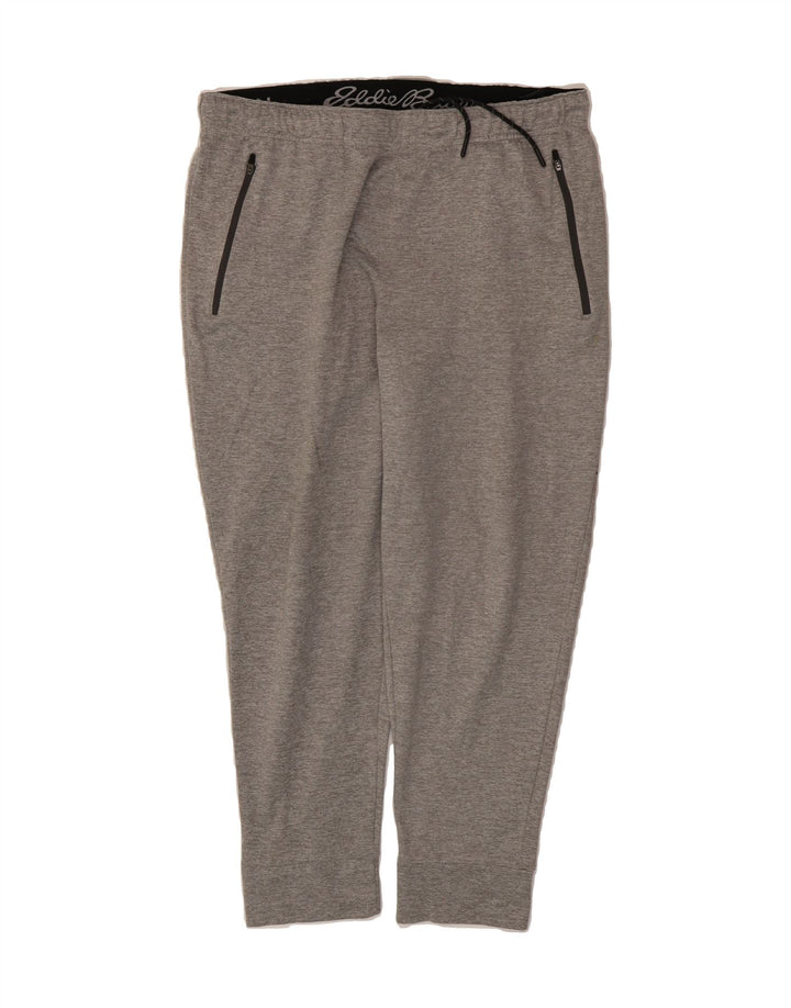 EDDIE BAUER Mens Tracksuit Trousers Joggers Large  Grey Polyester Vintage Eddie Bauer and Second-Hand Eddie Bauer from Messina Hembry 