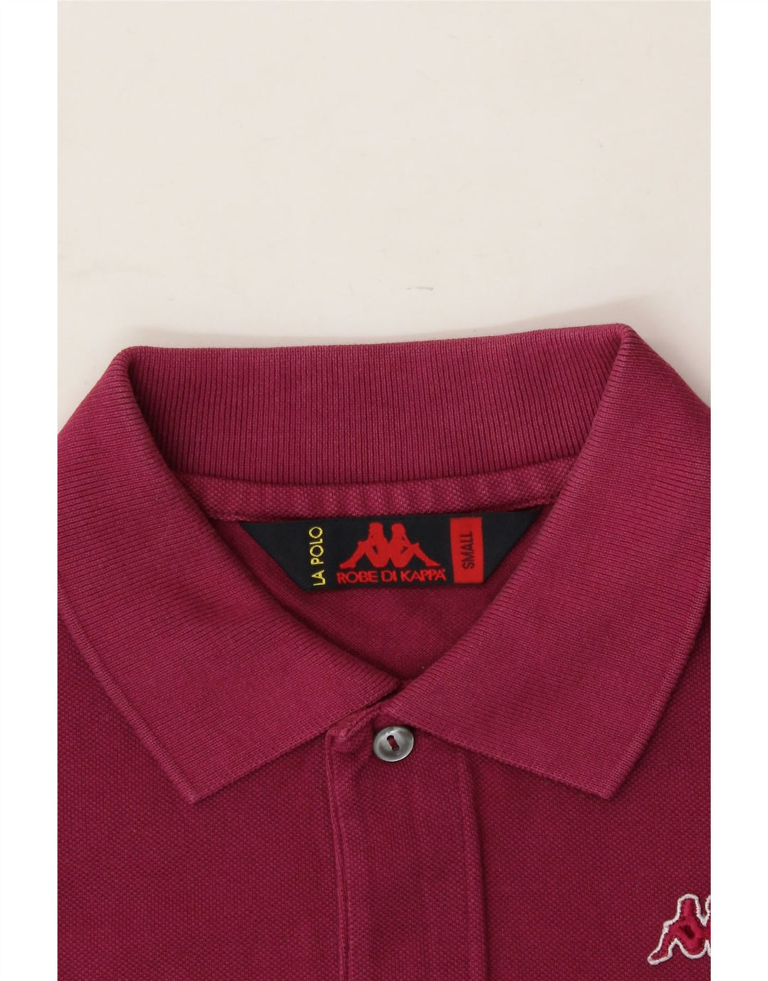 KAPPA Mens Polo Shirt Small Pink Cotton Vintage Kappa and Second-Hand Kappa from Messina Hembry 