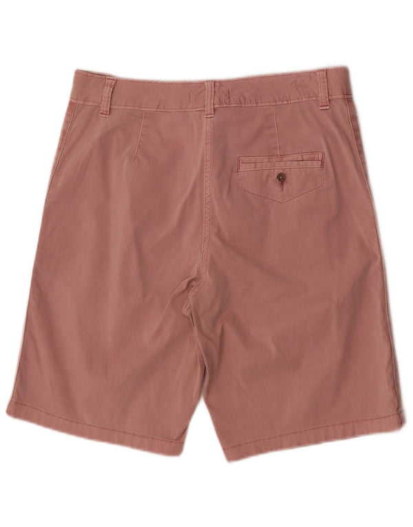 Marks & Spencer Chino Shorts til kvinder UK 10 Small W28 Pink Bomuld