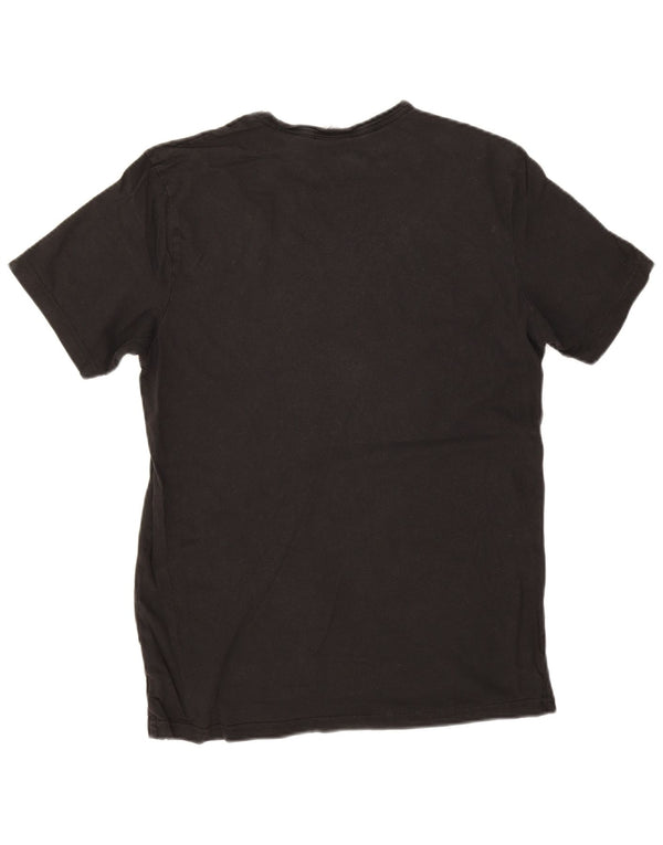 Calvin Klein Mens Graphic T-Shirt Top Medium Black Cotton