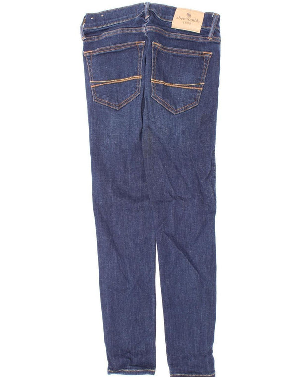 Abercrombie & Fitch Boys Slim Skinny farmernadrág 11-12 év W24 L25 sötétkék
