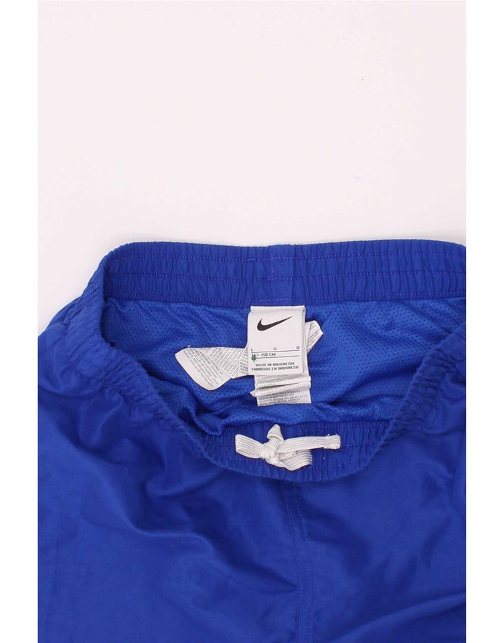 Pantaloncini sportivi Nike da ragazzo 12-13 anni Large Blu in poliestere