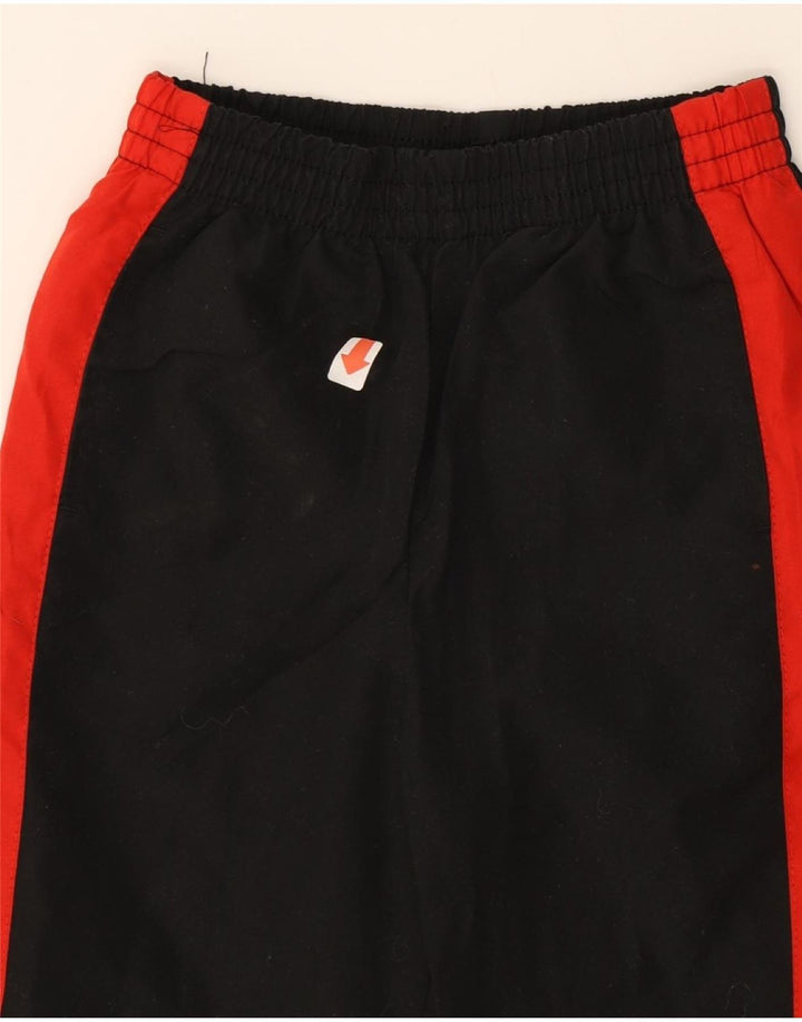 PUMA Boys Graphic Tracksuit Trousers 2-3 Years Black Colourblock Polyester Vintage Puma and Second-Hand Puma from Messina Hembry 