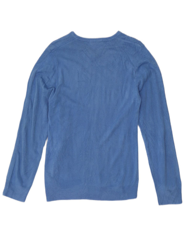 Marks & Spencer Womens Blue Harbour V-Neck Jumper Sweater UK 10 Small