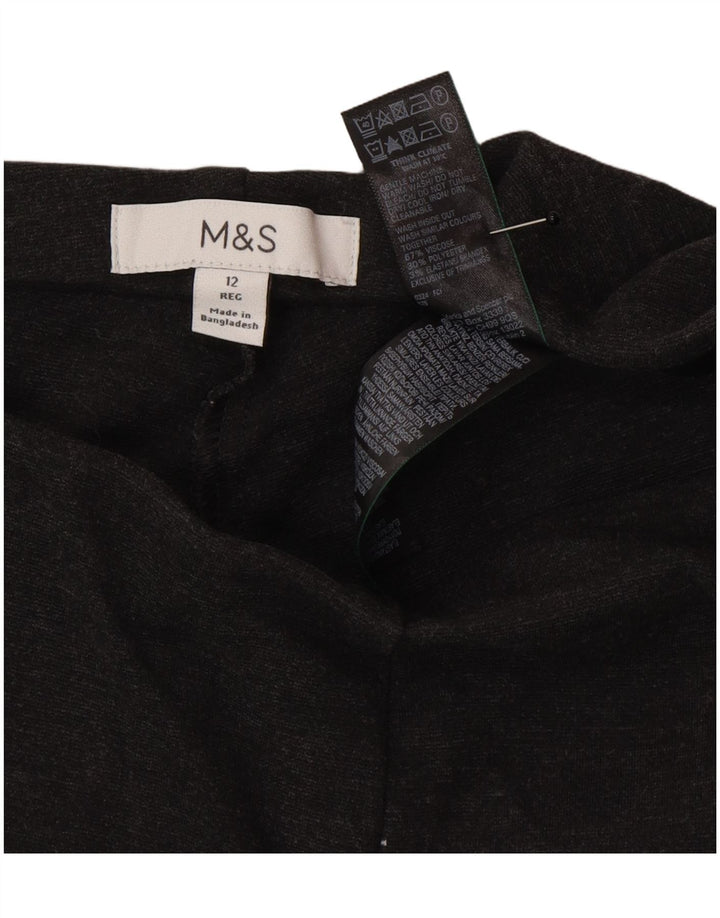 Marks & Spencer Womens Leggings UK 12 Medium Grey Viscose