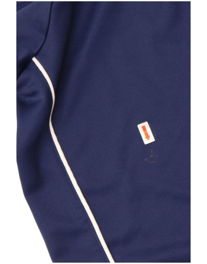 ADIDAS Mens Aeroready Zip Neck Pullover Tracksuit Top Large Navy Blue