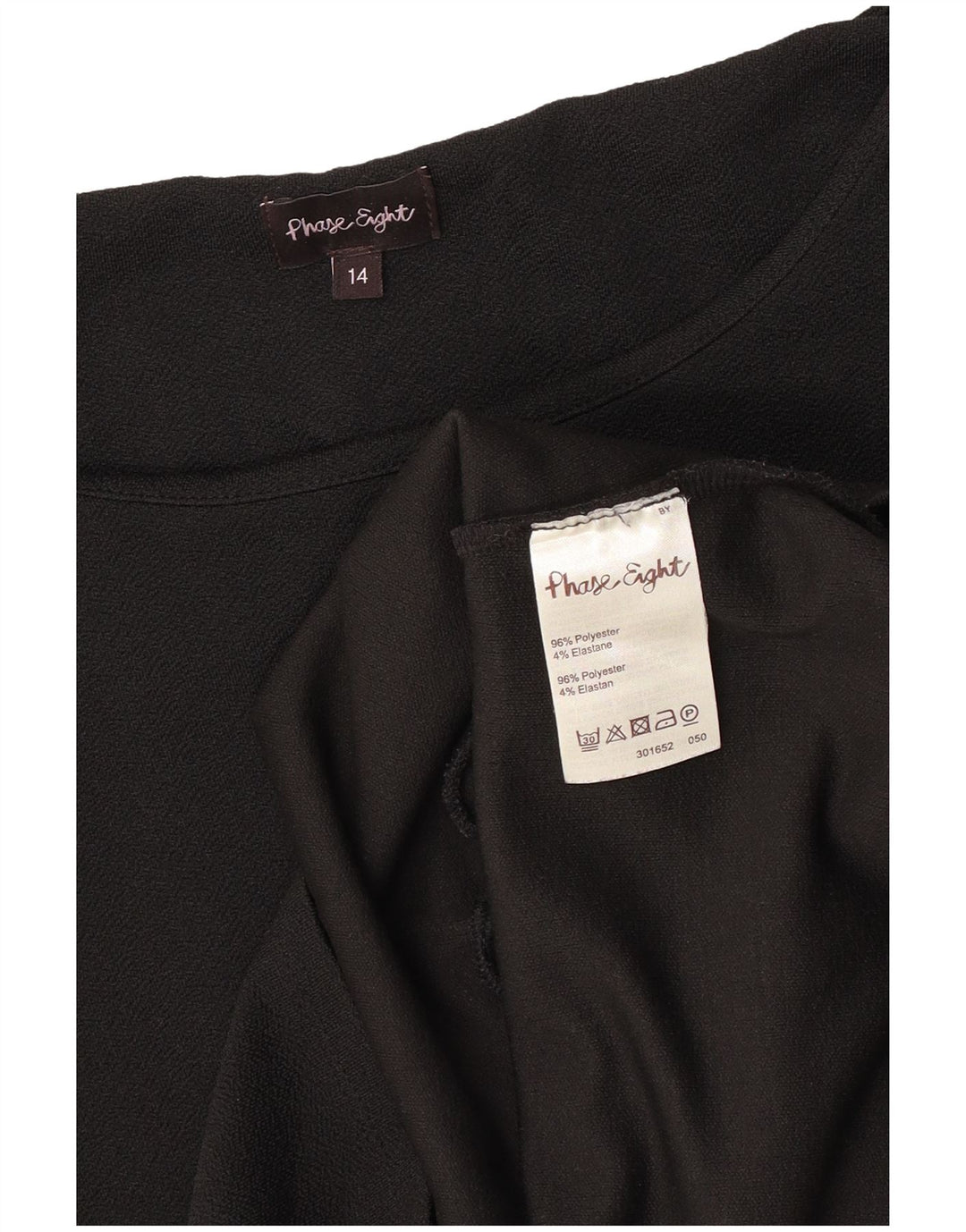Phase Eight Womens Blouse Top UK 14 Medium Black Polyester