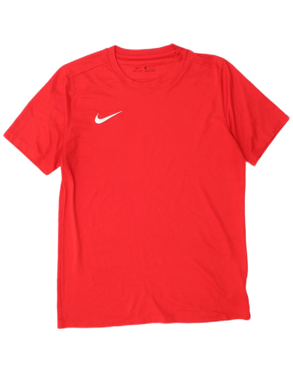 Nike Mens Dri Fit T-Shirt Top Large Red Polyester