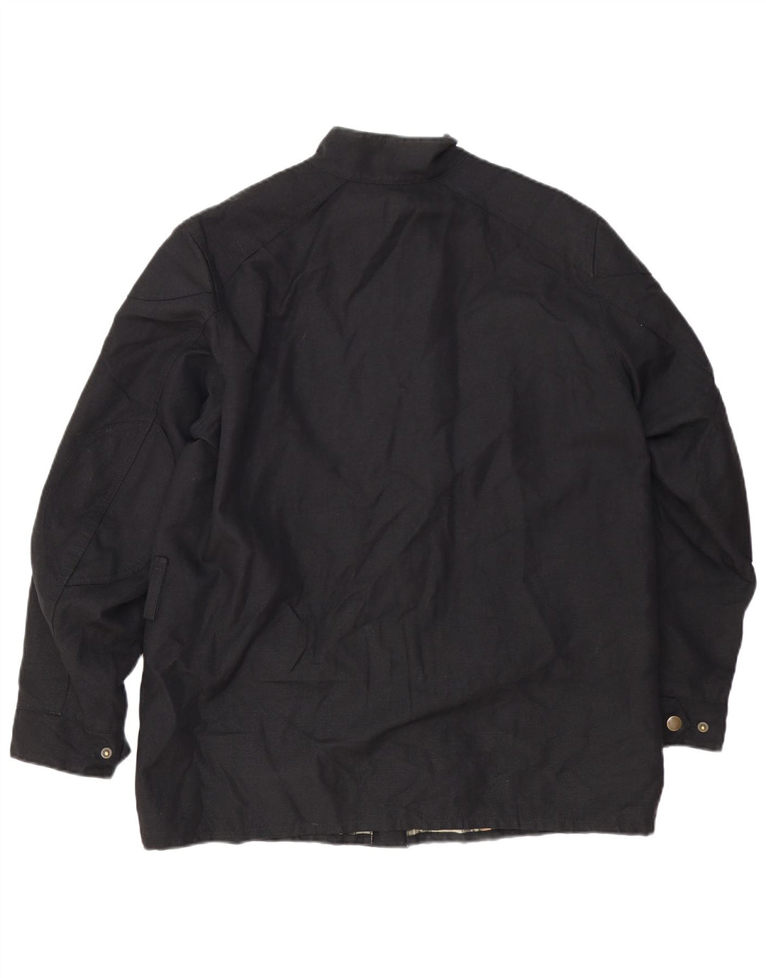BELSTAFF Mens Utility Jacket UK 38 Medium Black Cotton