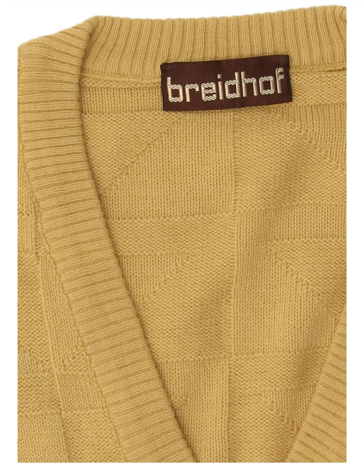 Breidhof Mens Vest Tank Top Medium Yellow