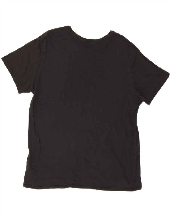 NIKE Mens T-Shirt Top 2XL Black Cotton Vintage Nike and Second-Hand Nike from Messina Hembry 