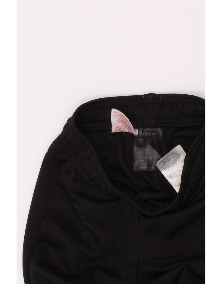 Adidas Boys Climalite Tracksuit Trousers 3-4 Years Black Polyester