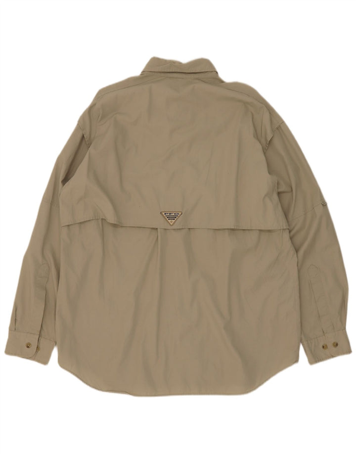 Columbia Herreskjorte Medium Khaki Bomuld