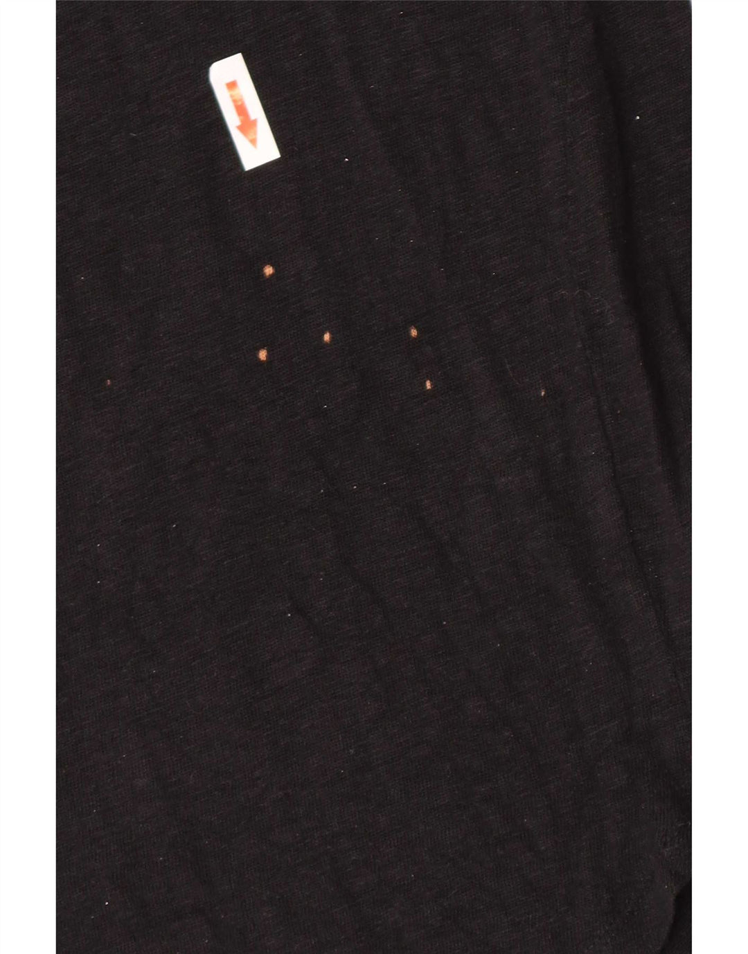Zara Womens Top 3/4 Sleeve UK 10 Small Black