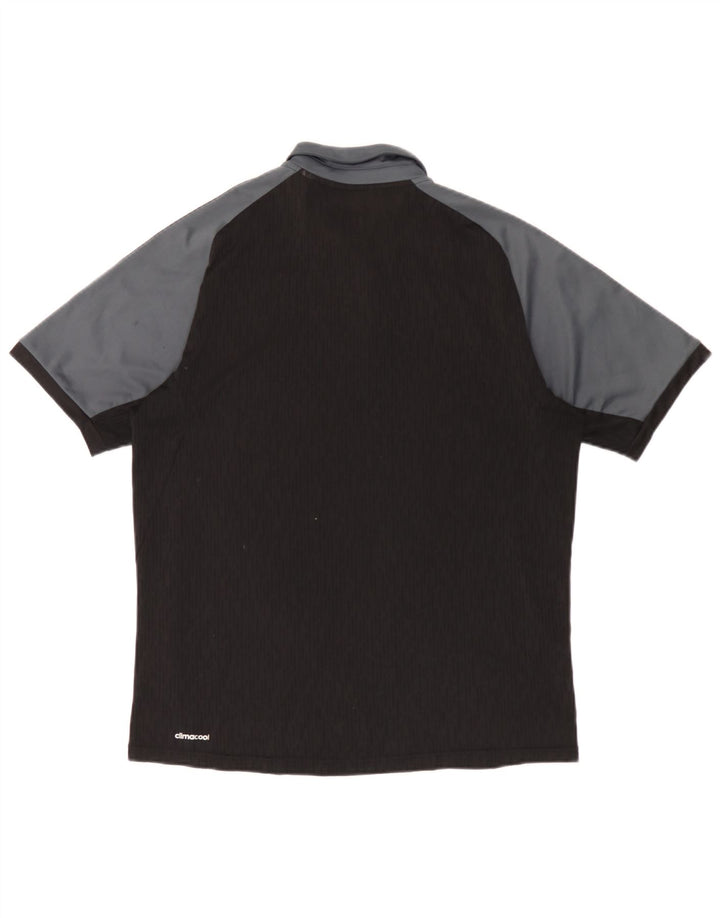 Adidas Herren Climacool Poloshirt Medium Schwarz Colourblock