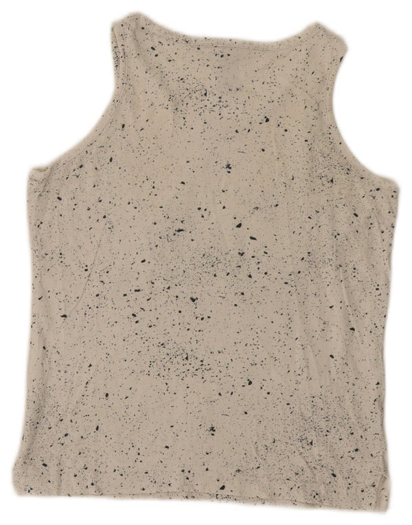 Adidas Girls Graphic Vest Top 11-12 Years White Spotted