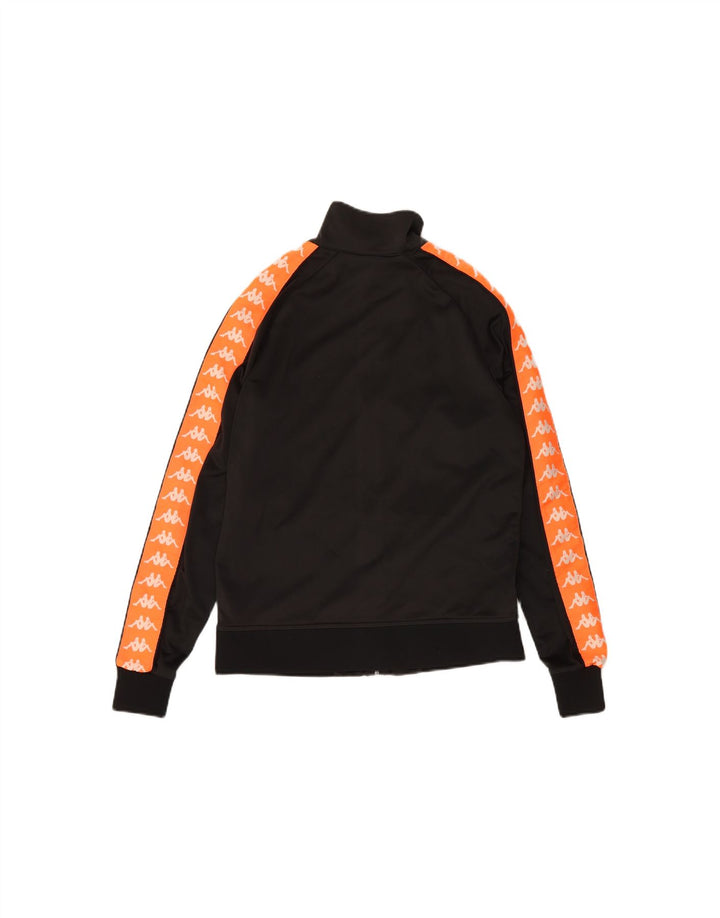 KAPPA Mens Graphic Full Tracksuit XS  Black Colourblock Polyester Vintage Kappa and Second-Hand Kappa from Messina Hembry 