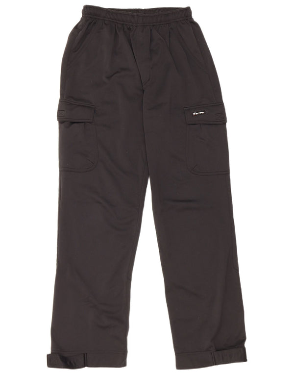 Champion Womens Tracksuit Trousers UK 12 Medium Black Polyester