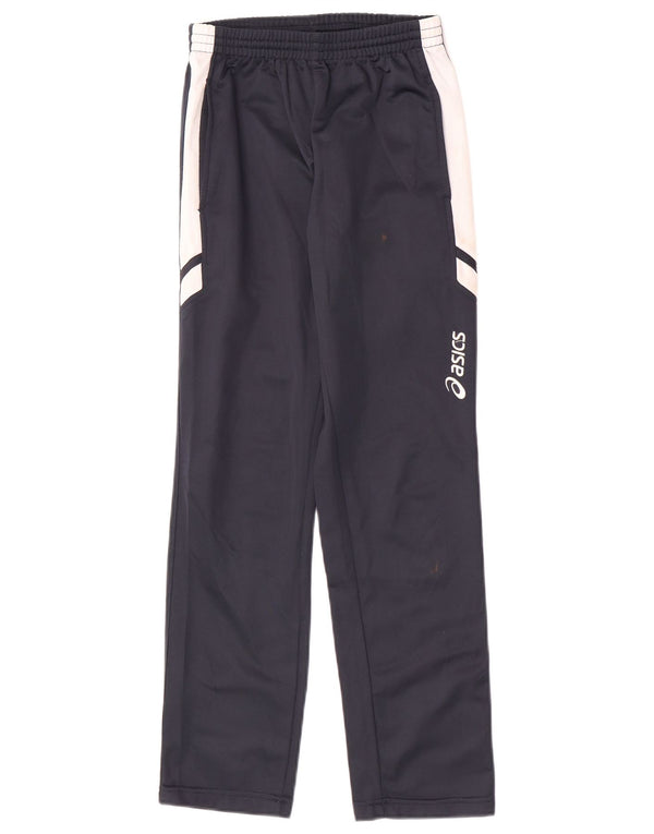 Asics Boys Grafiske træningsdragt bukser 11-12 år Navy Blue Colourblock