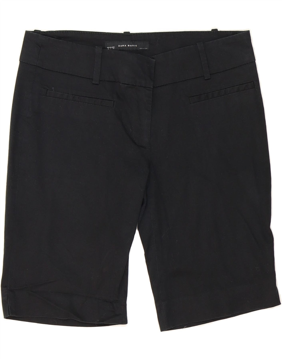 ZARA Womens Casual Shorts EU 38 Small W28   Black Vintage Zara and Second-Hand Zara from Messina Hembry 
