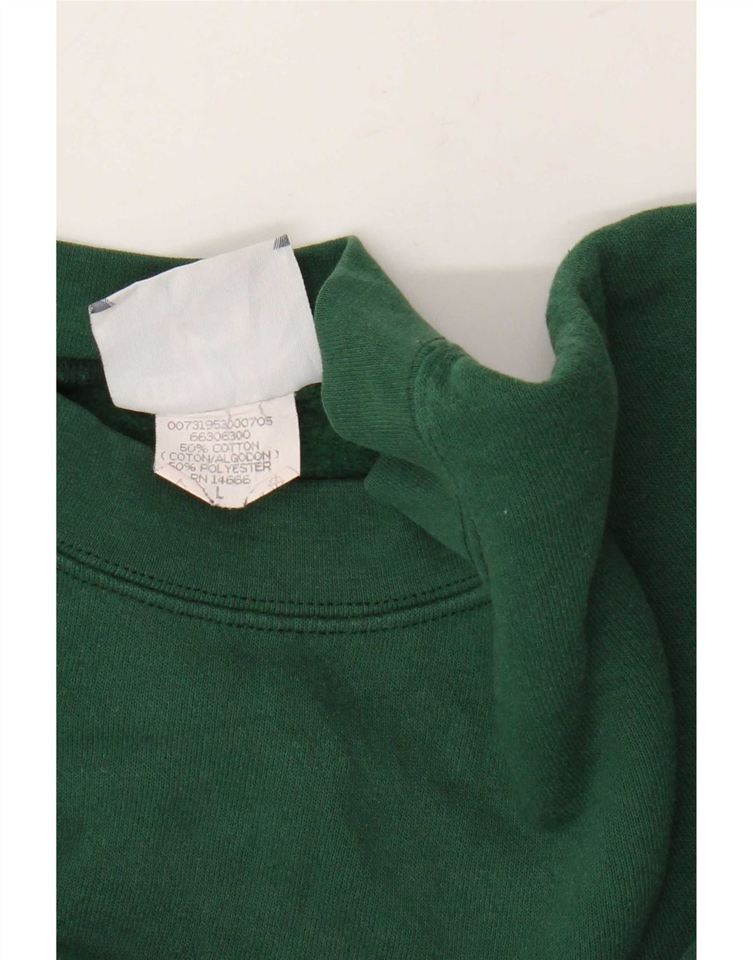 Felpa grafica da uomo Lee, maglione grande, cotone verde
