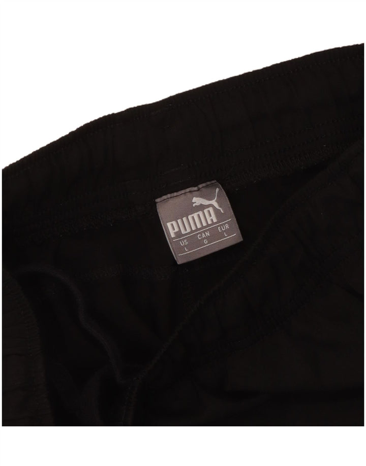 Puma Mens Tracksuit Trousers Joggers Large  Black