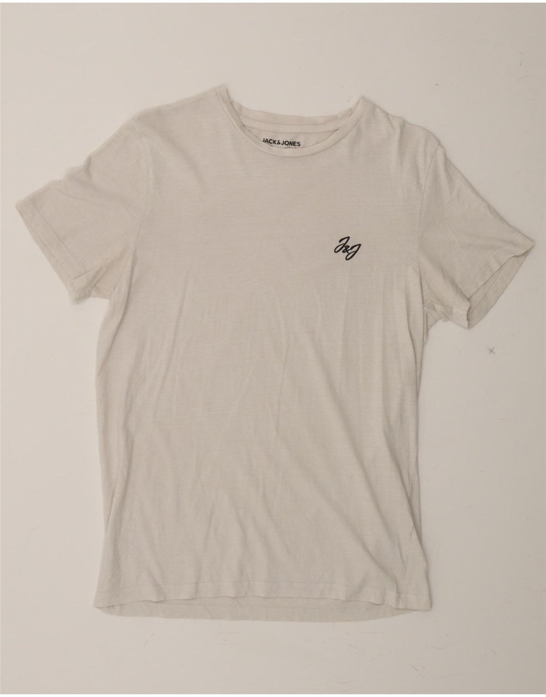 JACK & JONES Mens T-Shirt Top Small White Cotton Vintage Jack & Jones and Second-Hand Jack & Jones from Messina Hembry 